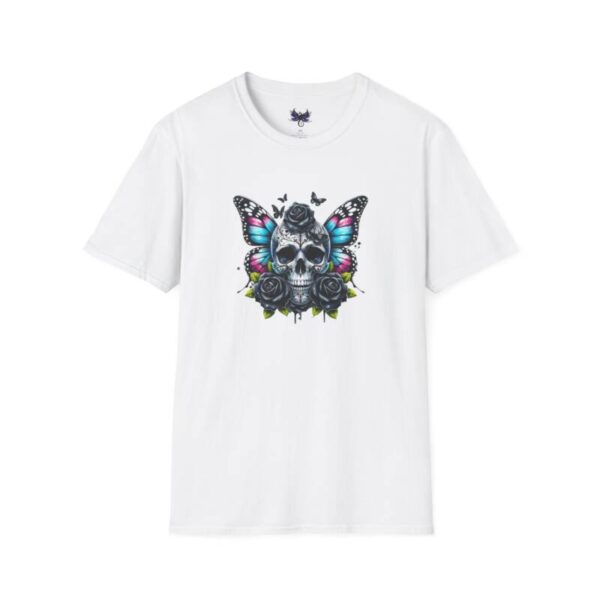 Butterfly Skull Softstyle T-Shirt - Image 2