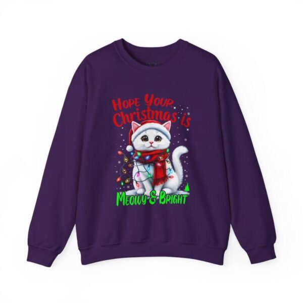 Meowy Christmas Crewneck Sweatshirt