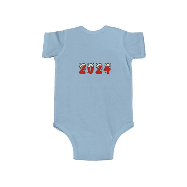 Infant Bodysuit baby's first Christmas 2024 Teddy Bear - Image 6