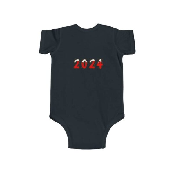 Infant Bodysuit baby's first Christmas 2024 Teddy Bear - Image 2