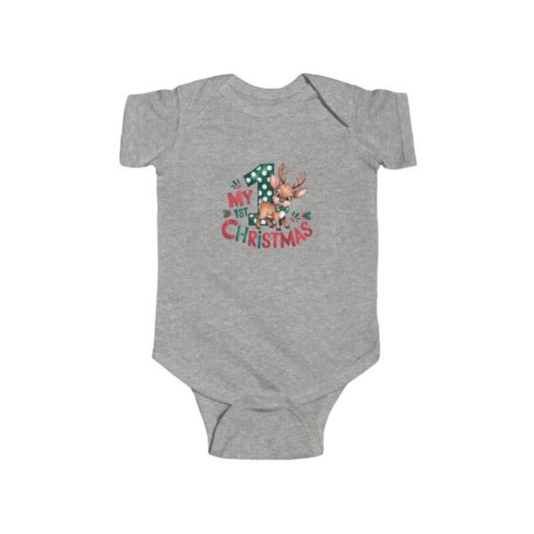 Baby Deer Infant Bodysuit - Baby's First Christmas 2024 - Image 5