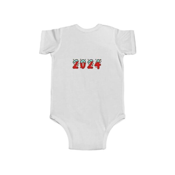 Baby's First Christmas 2024 Santa Claws Bodysuit - Image 4