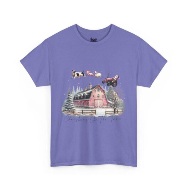 Farm Christmas Heavy Cotton Tee - Image 5