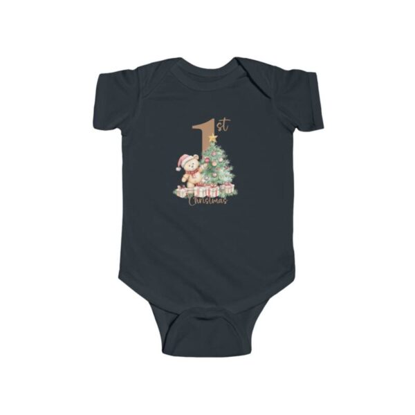 Infant Bodysuit baby's first Christmas 2024 Teddy Bear