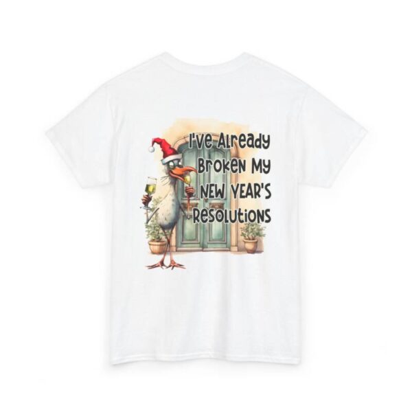 Funny Tipsy Goose Unisex Tee - Image 4