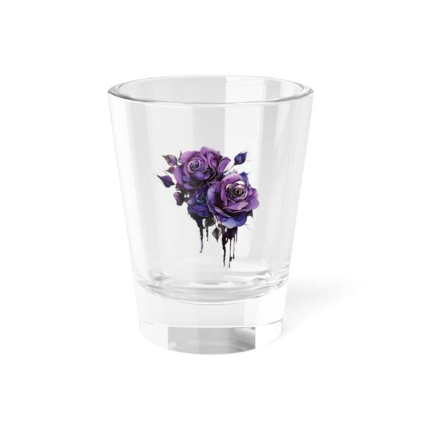 Purple Rose Shot Glass, 1.5oz