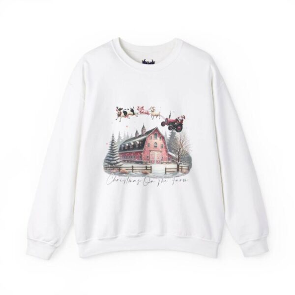 Farm Christmas  Crewneck Sweatshirt - Image 2