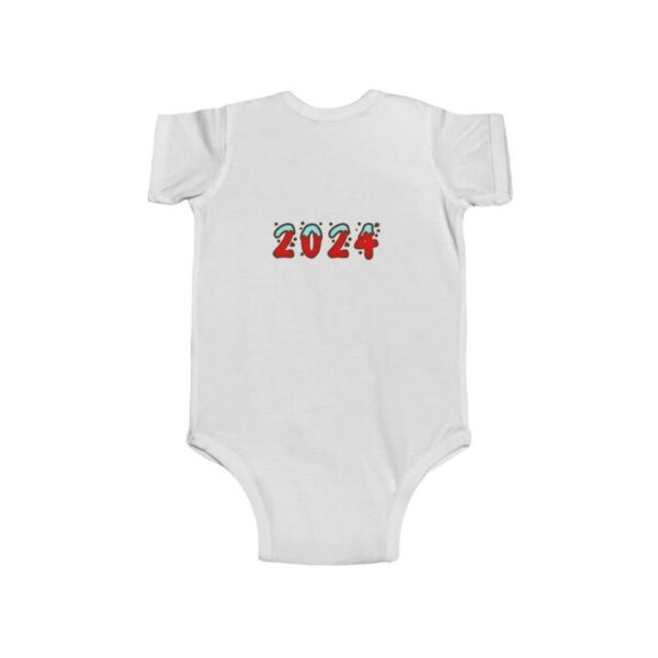 Baby Deer Infant Bodysuit - Baby's First Christmas 2024 - Image 4