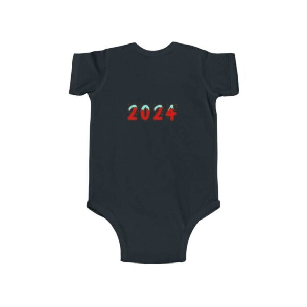 Baby Deer Infant Bodysuit - Baby's First Christmas 2024 - Image 2