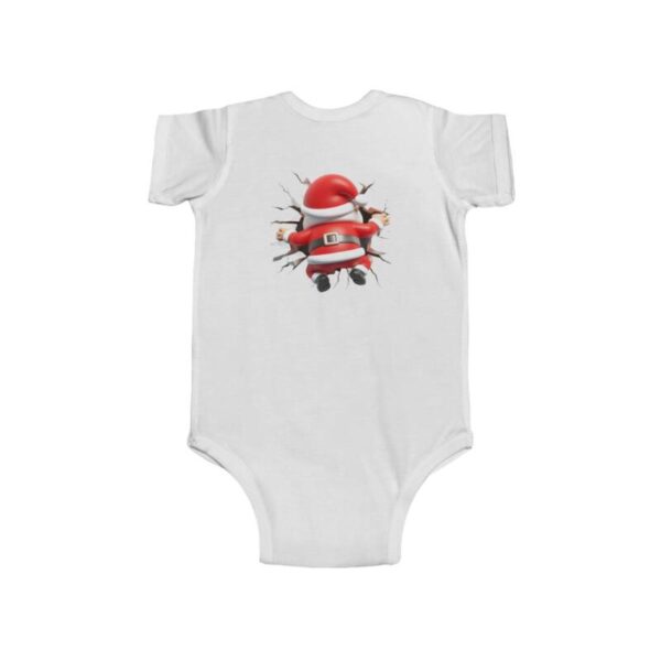 Santa Infant Jersey Bodysuit - Image 4