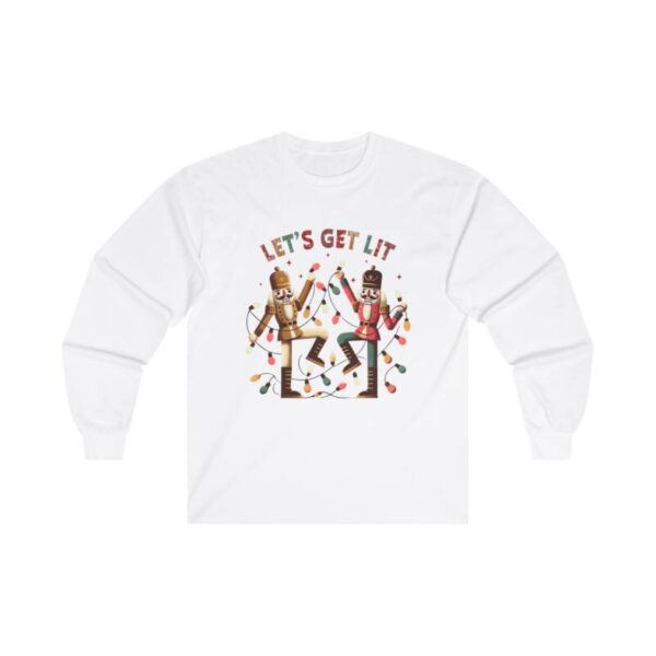 Let's Get Lit Cotton Long Sleeve Tee - Image 2