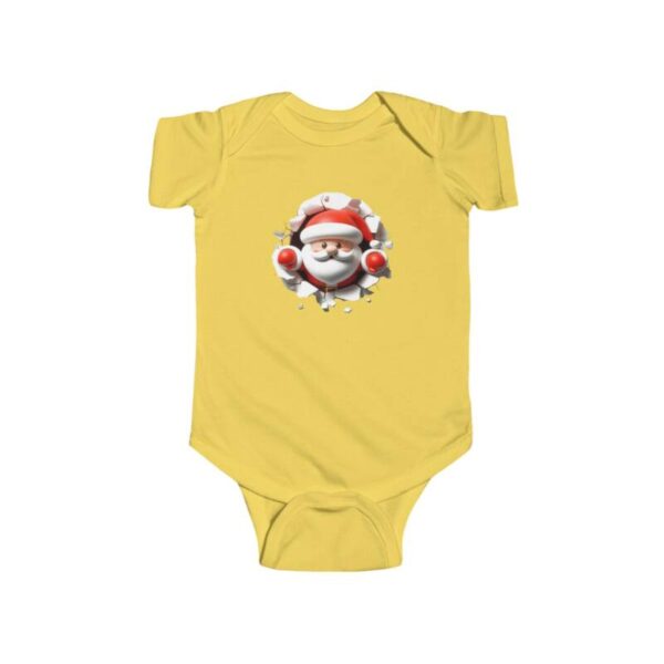 Santa Infant Jersey Bodysuit - Image 5