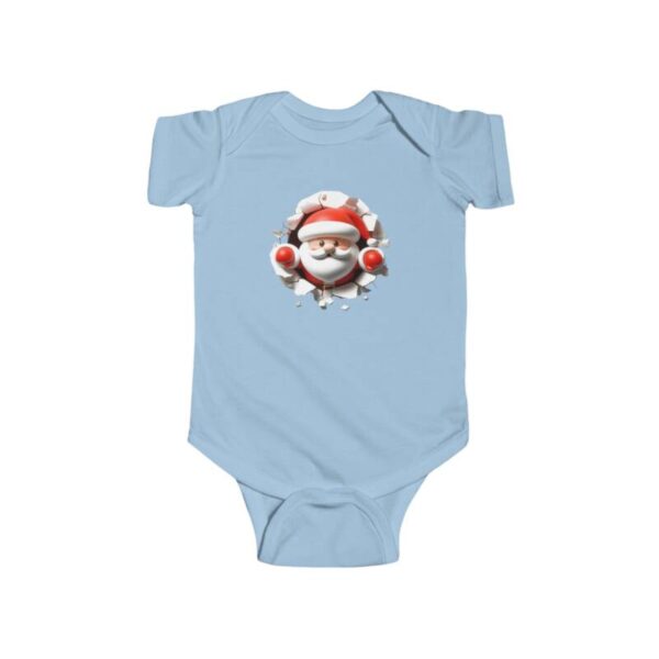 Santa Infant Jersey Bodysuit - Image 7