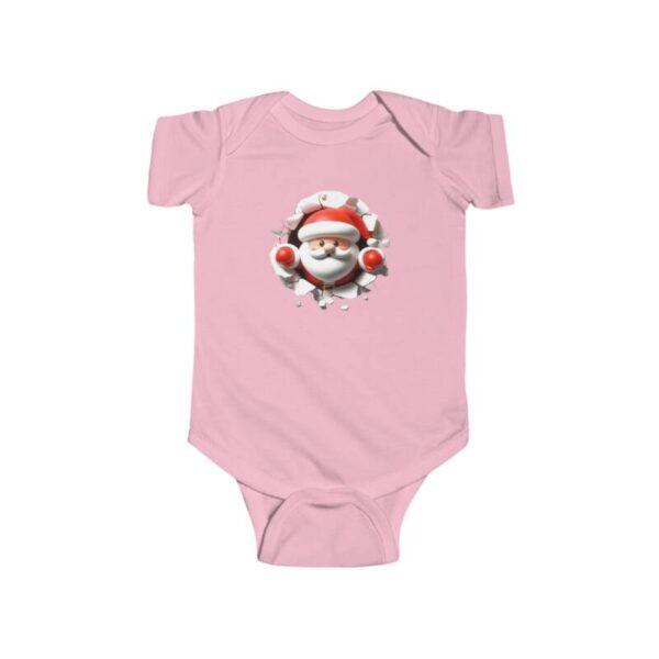 Santa Infant Jersey Bodysuit - Image 9