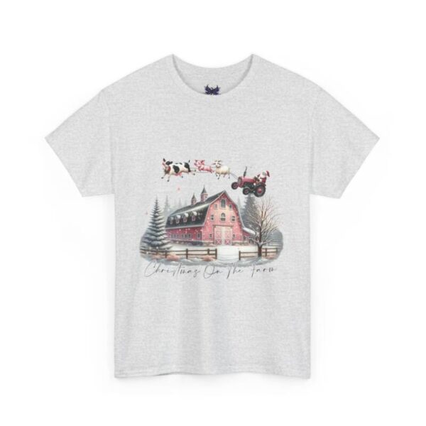 Farm Christmas Heavy Cotton Tee - Image 3