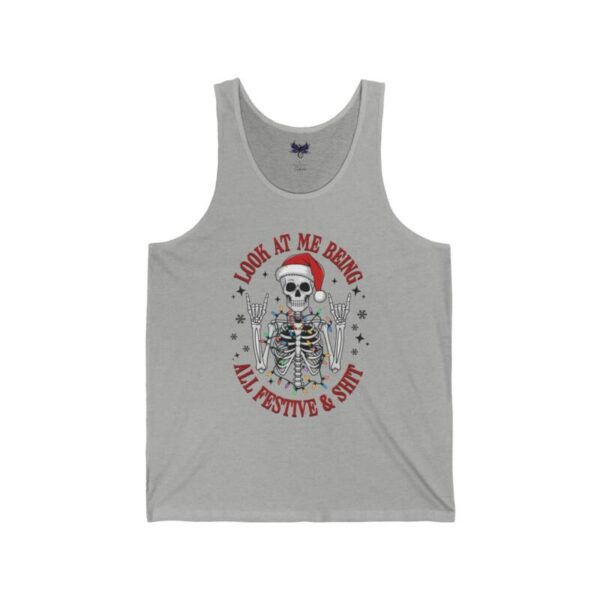 Festive Skull Jersey Tank