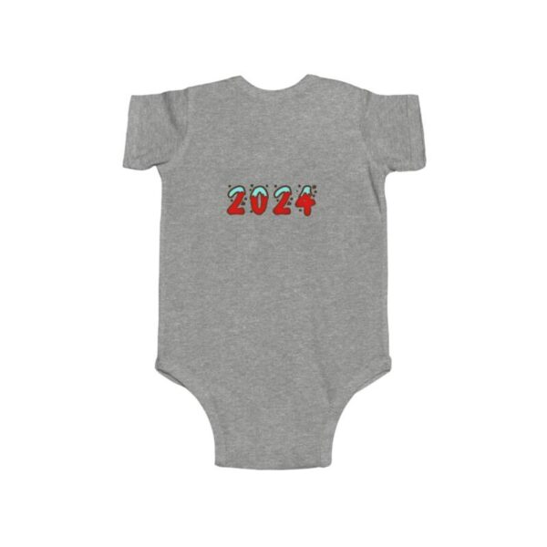 Baby's First Christmas 2024 Santa Claws Bodysuit - Image 6