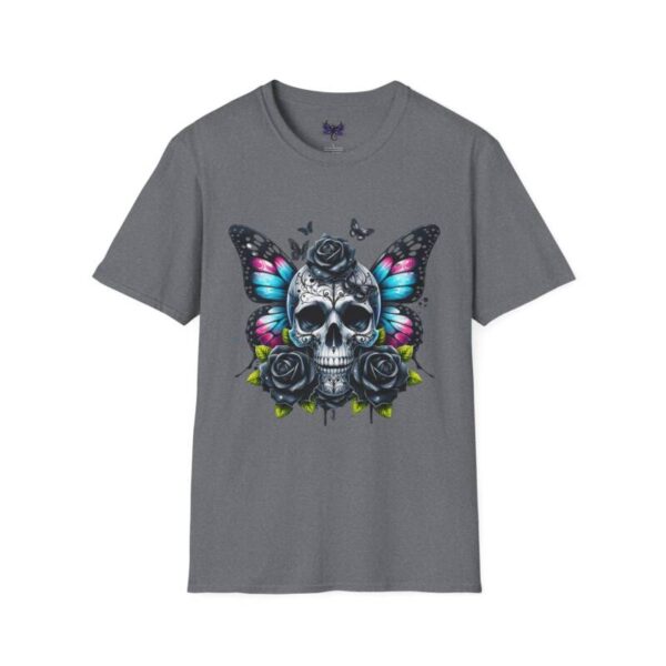 Butterfly Skull Softstyle T-Shirt - Image 3