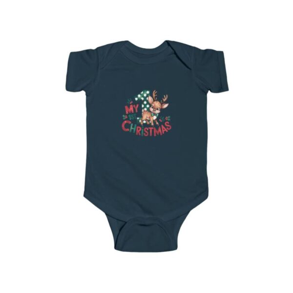 Reindeer Baby First Infant Jersey Bodysuit - Image 11