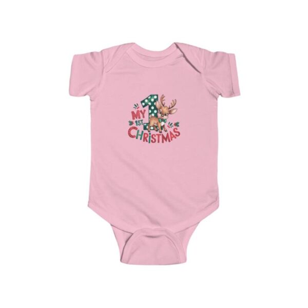 Reindeer Baby First Infant Jersey Bodysuit - Image 13