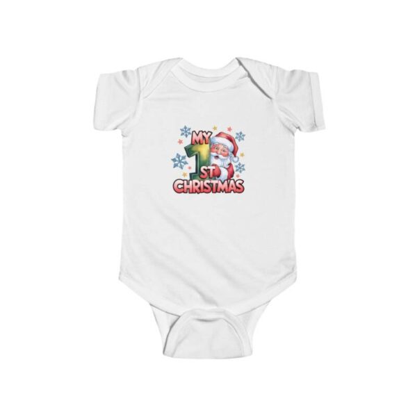 Baby's First Christmas 2024 Santa Claws Bodysuit - Image 3