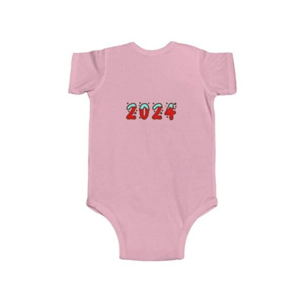 Baby's First Christmas Bodysuit Christmas tree design - Image 8