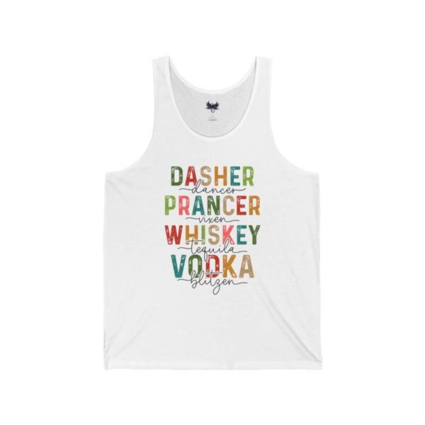 Drunk Reindeer Jersey Tank - Image 2