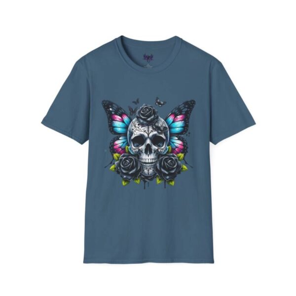 Butterfly Skull Softstyle T-Shirt - Image 5