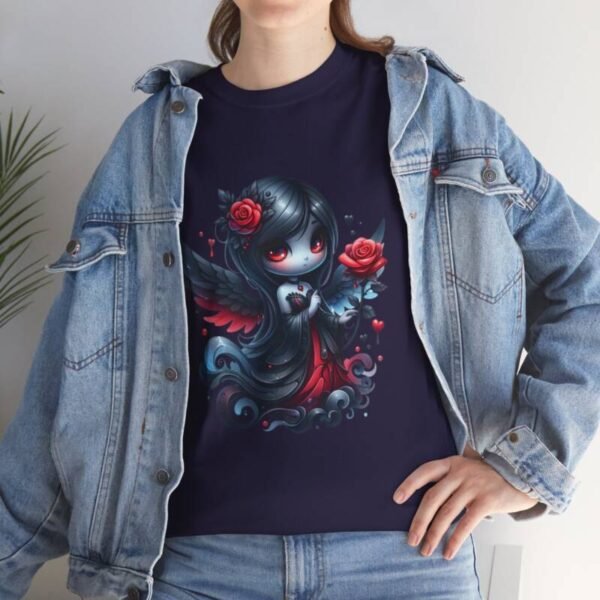Dark Angle With Rose
